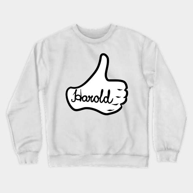 Men name Harold Crewneck Sweatshirt by grafinya